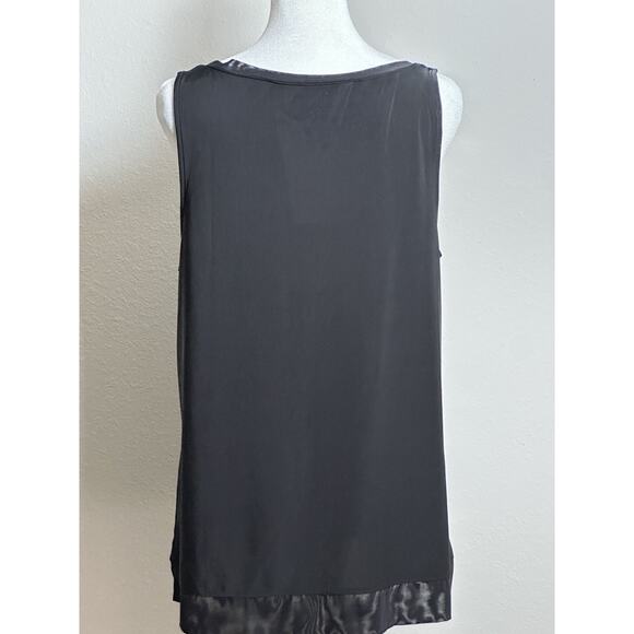 Pajama Top Nottibianche Women’s Black Pajama Top Women’s V Neck Shell Top - Picture 11 of 16